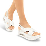 Muya Assos Anatomik Air Max Tabanlı Kadın Sandalet 31213-8401-STAN SİYAH