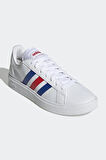 Adidas Grand Court Base 2.0 Spor Ayakkabı (GW9251) Beyaz Saks Mavi