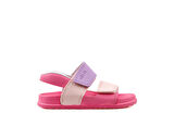 Vicco Krixi Phlon Hafif Taban Cırtlı Çocuk Sandalet Pembe Mor