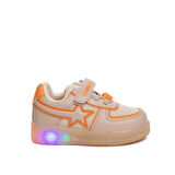 Prego (Conpax)  102-01 Anora Termo Kaymaz Taban Ortapedik Cırtlı Çocuk Spor Ayakkabı BEJ