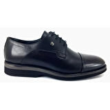 FOSCO  3103 Hakiki Deri Eva Taban Erkek Günlük Ayakkabı SİYAH