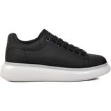 Beyaz (Cheta) 150 Madrid Siyah-Beyaz Erkek Sneaker SİYAH