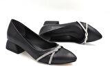 Prego (Ayem) Alçak Topuklu Günlük Kadın Ayakkabı SİYAH