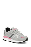 Kinetix GENTE PU F 4PR Kız Çocuk Spor Ayakkabı GRİ