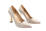 Beyaz (Shoes) Kadın Stiletto ALTIN