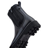 Igor Chloe Engomada W10300 Yan Fermuarlı Kadın Yağmur Bot SİYAH