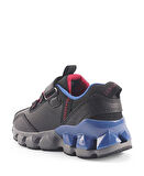 Lumberjack NIMO 4PR Waterproof (Su Geçirmez) Işıklı Cırtlı Çocuk Outdoor Spor Ayakkabı SİYAH