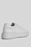 Lufian Tommy Erkek Deri Sneaker Ayakkabı BEYAZ