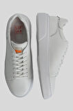 Lufian Tommy Erkek Deri Sneaker Ayakkabı BEYAZ