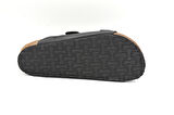 Fly Soft S903 Poli Hafif Taban Çift Toka Erkek Terlik SİYAH