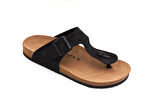 Fly Soft Mıkanos S903 Poli Hafif Taban Tokalı Erkek Terlik SİYAH