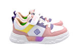 Pepino PY25-1603 Phlon HafifTaban Işıklı Çocuk Spor Ayakkabı Beyaz Pudra