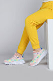 Jump 30034 Çok Renkli Kız Çocuk Sneaker Günlük Spor Ayakkabı PUDRA