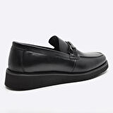 Fosco Hakiki Deri Günlük Erkek Ayakkabı 3186 46 SİYAH