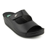 Muya Anyar İçi Jelli Poli Hafif Taban Comfort Kadın Terlik SİYAH