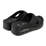 Muya Penelope Anatomik Air Max Tabanlı Kadın Terlik SİMLİ SİYAH