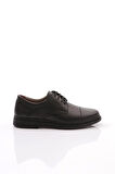 Prego (Tardelli) İçi Dışı Hakiki Deri İçi Jel Poli Hafif Taban Erkek Günlük Comfort Ayakkabı BLACK
