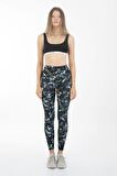 Wild Camo John Frank Women IDENTITY TAYT Karışık Çok Renkli-L