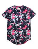 SikSilk Kamuflaj Slim Fit Erkek Tişört