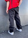 Premium Paraşüt Utililty Unisex Pantolon Gri