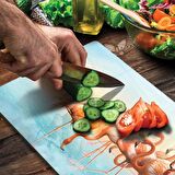 Decovetro Cam Kesme Tahtası Flamingo Desenli 30x40 Cm