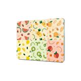 Decovetro Cam Kesme Tahtası Karışık Meyve Desenli 30x40 Cm