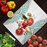 Decovetro Cam Kesme Tahtası Bon Appetit Desenli 30x40 Cm