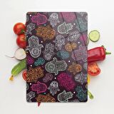 Decovetro Cam Kesme Tahtası Hamsa Desenli 30x40 Cm