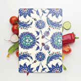 Decovetro Cam Kesme Tahtası Sarmaşık Çini Desenli 20x30 Cm