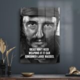 Decovetro Cam Tablo Fidel Castro