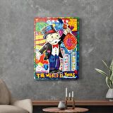 Decovetro Cam Tablo Pop Art Monopoly