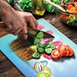 Decovetro Cam Kesme Tahtası Paskalya Sepeti Desenli 20x30 Cm