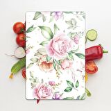 Decovetro Cam Kesme Tahtası Vintage Karışık Gül Desenli 30x40 Cm