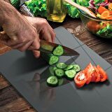 Decovetro Cam Kesme Tahtası Füme Rengi 30x40 Cm