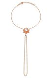 Zirkon Taşlı 925 Ayar Gümüş Lotus Çiçeği Şahmeran - B040601