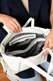El Cantasi Kadin El ve Omuz Cantasi Yeni Sezon Ebat:boy 24 En 33 Cm Beyaz Just Polo