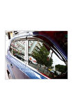 Kia Sportage Krom Cam Çıtası 4 Prç. 2004 - 2010 Paslanmaz Çelik