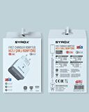 Syrox PD18B Type-C Hızlı Şarj Aleti Beyaz