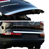 Kia Sportage Uyumlu Krom Bagaj Alt Çıtası 2010-2015 P. Çelik