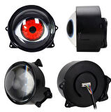 33 MODLU ANİMASYONLU MERCEK GÖZ FAR SİS AMBİYANS LED AYDINLATMA 2 ADET 12-24 VOLT