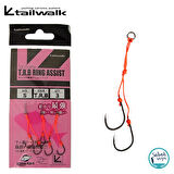 Tailwalk T.R.B Çiftli Tai Rubber Assist İğne #S (3 Adet)