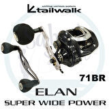 Tailwalk Elan Super Widepower 71BR Çıkrık/Baitcasting Jig Olta Makinesi (Sağ El)