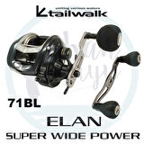 Tailwalk Elan Super Widepower 71BL Çıkrık/Baitcasting Jig Olta Makinesi (Sol El)