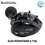 Tailwalk Elan Widepower II 71BL Çıkrık/Baitcasting Jig Olta Makinesi (Sol El)