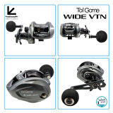 Tailwalk Tai Game Wide VTN 64BR Tai Rubber Çıkrık/Baitcasting Jig Olta Makinesi (Sağ El)
