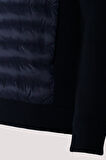 Erkek Hırka Zırh Örme Fermuarlı Dik Yaka Slim Fit İnce Astarlı Mevsimlik Cardigan NCS JEANS 4517