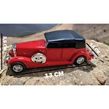 Nostaljik Metal Çek Bırak Araba Kırmızı Kapılar Açılır ( 1/36 Ölçek ) Mod:3