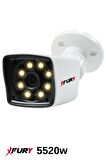 FURY 16 Kameralı 5mp Lens 1080p 2mp Color Görüntü 8 Warm Led Gece Görüş FullHd Güvenlik Kamera 5525W 320