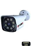 FURY 16 Kameralı 5mp Lens 1080p 2mp Color Görüntü 8 Warm Led Gece Görüş Fullhd Güvenlik Kamera 5520w 320
