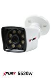 FURY 5 Kameralı 5mp Lens 1080p 2mp Color Görüntü 8 Warm Led Gece Görüş FullHd Güvenlik Kamera 5525W 320